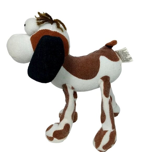 Vintage Toy Concepts Brown White Spotted Dog Stuffed Toy - Picture 4 of 5
